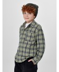 Рубашка зеленая клетка