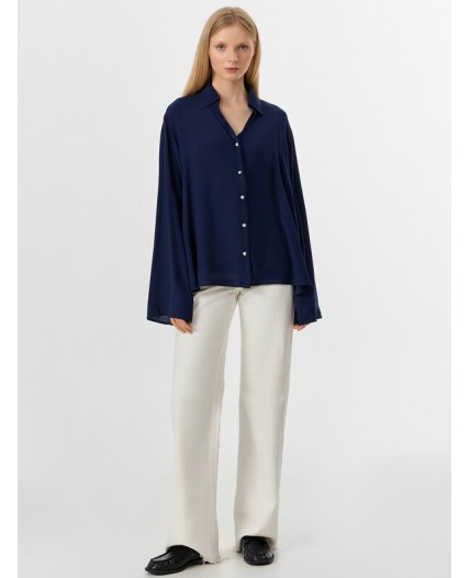 Рубашка синий