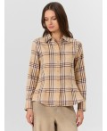 Рубашка св.коричневая клетка