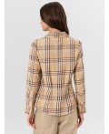 Рубашка св.коричневая клетка