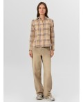 Рубашка св.коричневая клетка