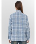 Рубашка голубо -белая клетка