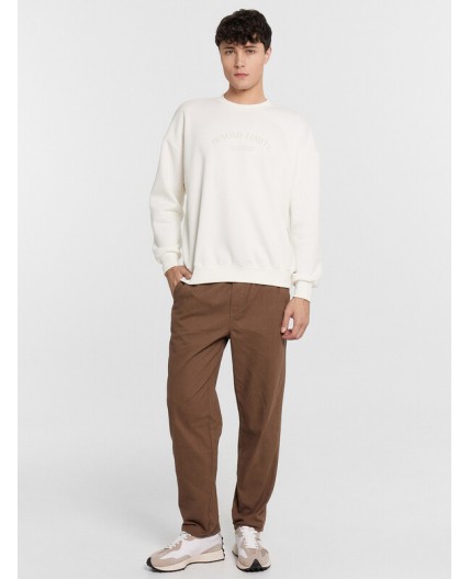 Свитшот св.молочный +печать1