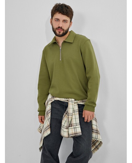 Свитшот св.оливковый