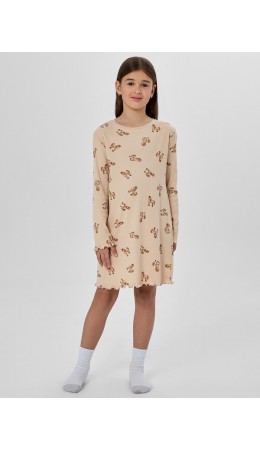 Сорочка лошадки на бежевом