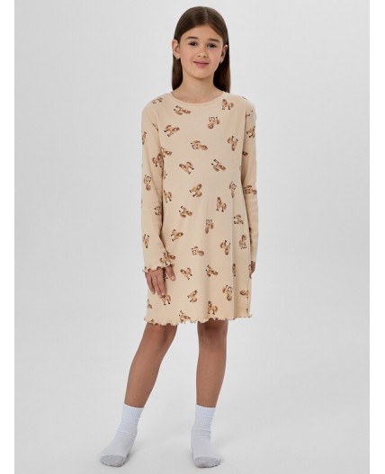 Сорочка лошадки на бежевом