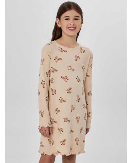 Сорочка лошадки на бежевом