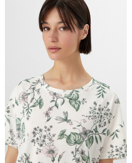 Сорочка цветы на св.молочном1