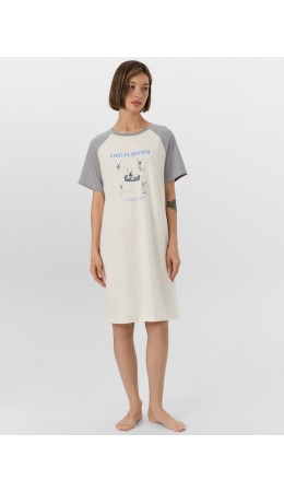 Сорочка молочный +печать2