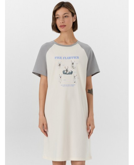 Сорочка молочный +печать2