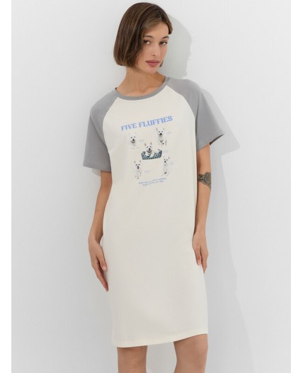 Сорочка молочный +печать2