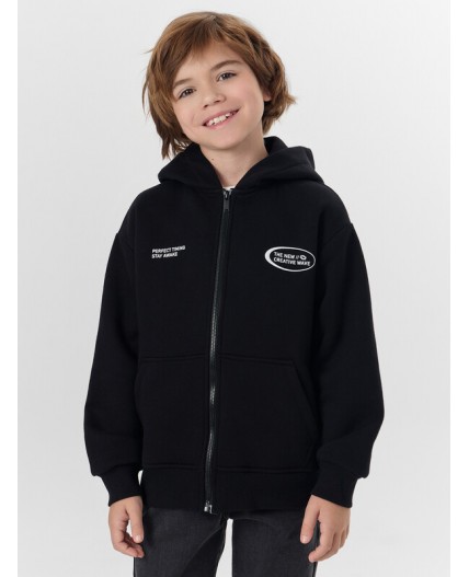 Толстовка черный +печать3