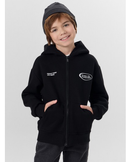 Толстовка черный +печать3