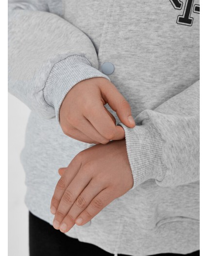 Толстовка серый меланж 4306-А +печать2