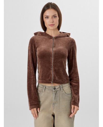 Толстовка шоколад +печать