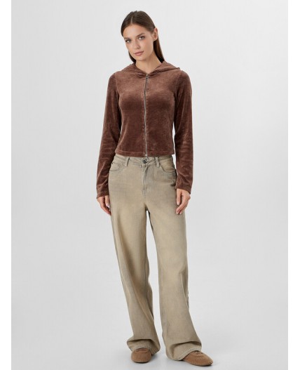 Толстовка шоколад +печать