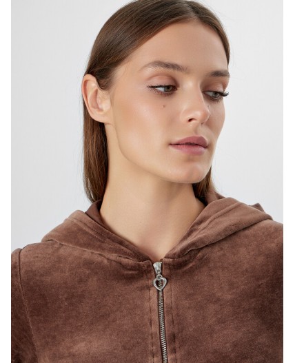 Толстовка шоколад +печать