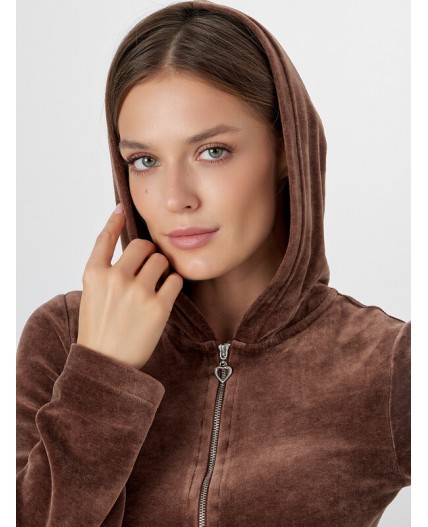 Толстовка шоколад +печать