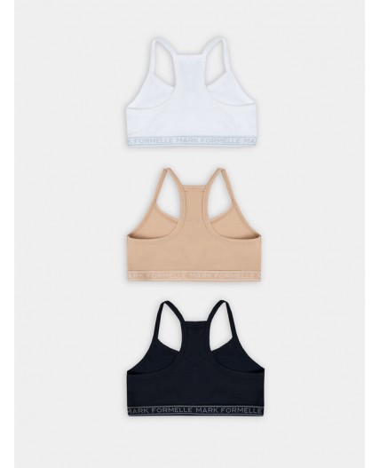 Топ белый + обжаренный миндаль + черный