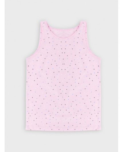 Топ ромбики на розовом