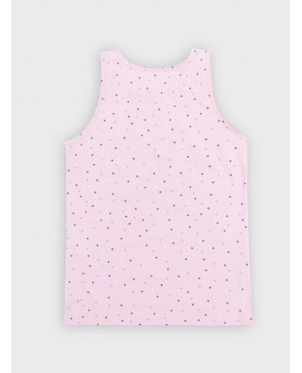 Топ ромбики на розовом