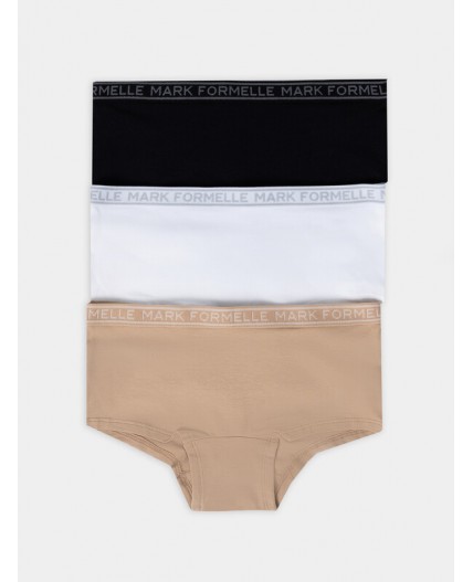 Трусы белый + обжаренный миндаль + черный