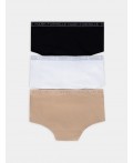 Трусы белый + обжаренный миндаль + черный