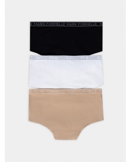 Трусы белый + обжаренный миндаль + черный