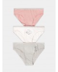Трусы св.розовый +печать1