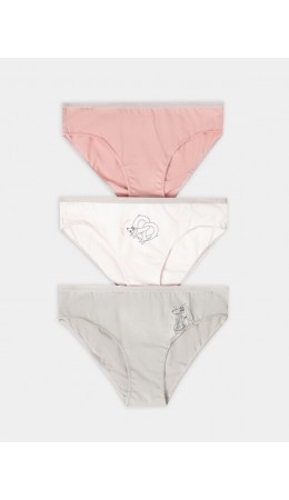 Трусы св.розовый +печать1