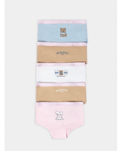 Трусы обжаренный миндаль +печать