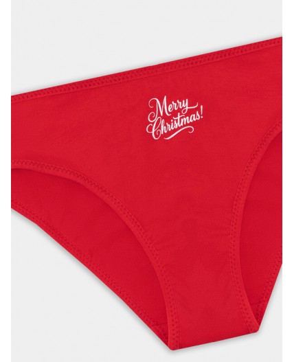 Трусы красный +печать2