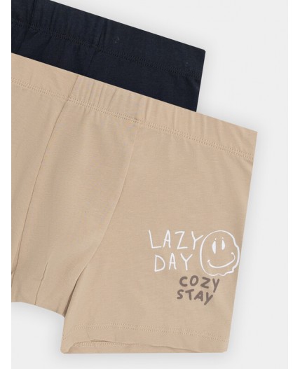 Трусы ирландский крем +черный +печать