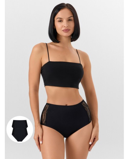 Трусы черный +черный