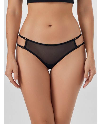 Трусы черный +белый +черный