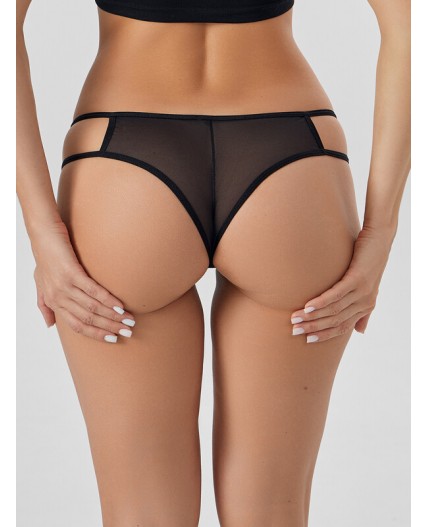 Трусы черный +белый +черный