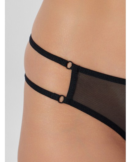 Трусы черный +белый +черный