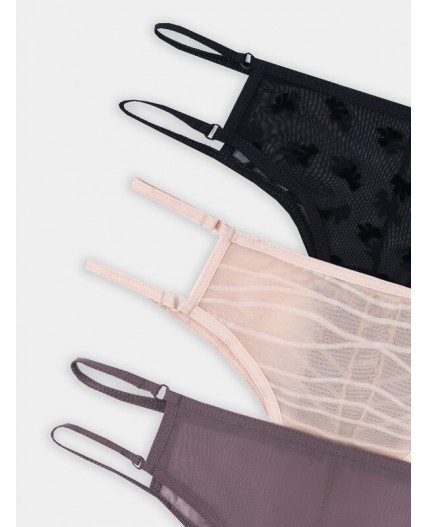 Трусы бантики на черном1