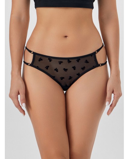 Трусы бантики на черном1