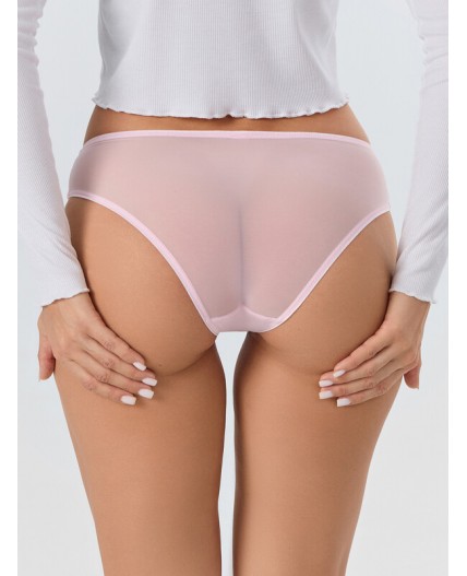 Трусы розовый нектар +печать