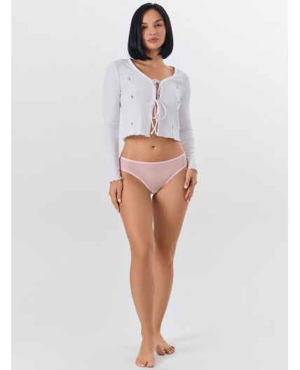 Трусы розовый нектар +печать