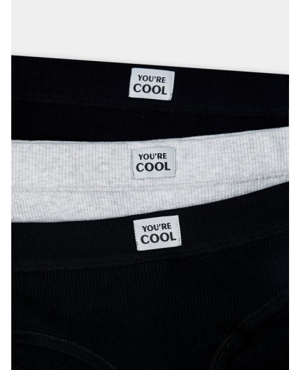 Трусы серый меланж 4306-А