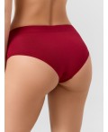 Трусы бордо +печать