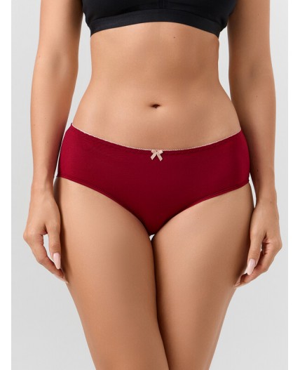 Трусы бордовый