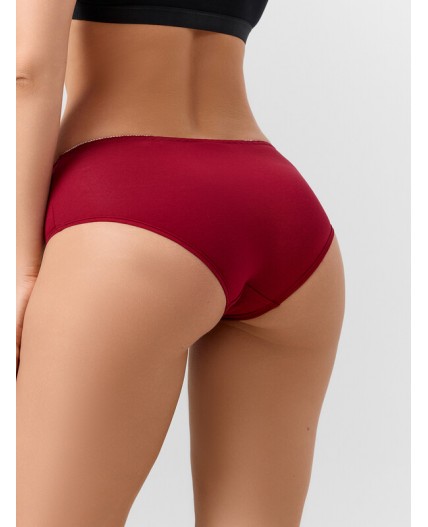 Трусы бордовый