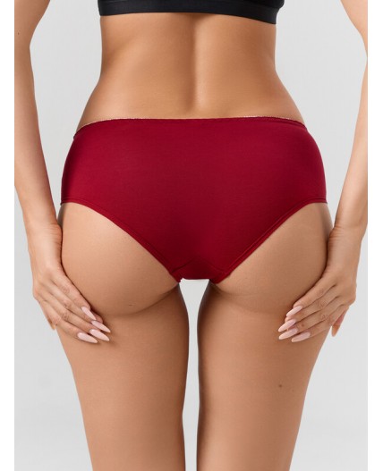 Трусы бордовый