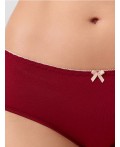 Трусы бордовый