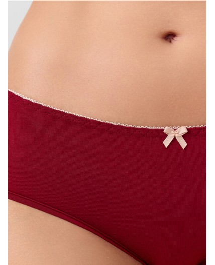 Трусы бордовый