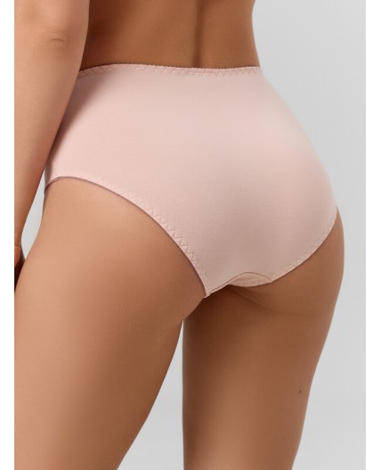 Трусы персиковый румянец +печать