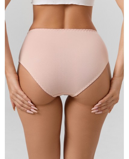 Трусы персиковый румянец +печать